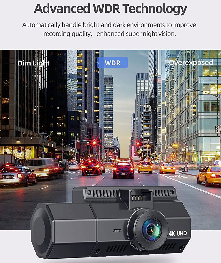 4K Dual Dash Cam