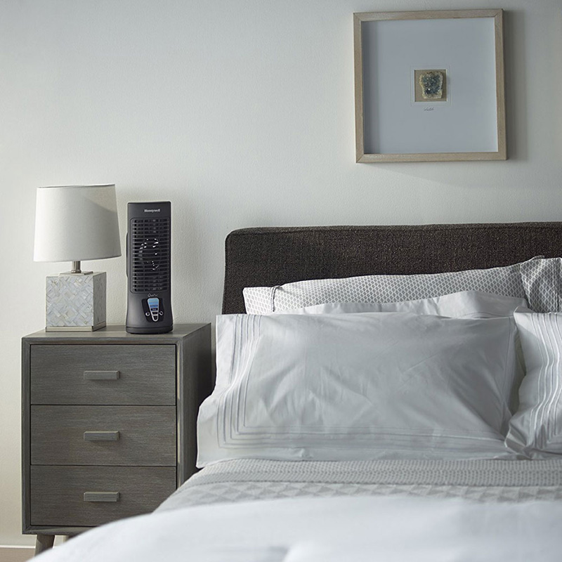 SGOF Oscillating Fan Camera On a Nightstand