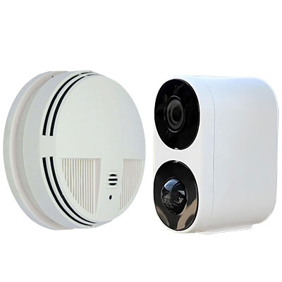 SG1000SV Smoke Detector and Security Camera