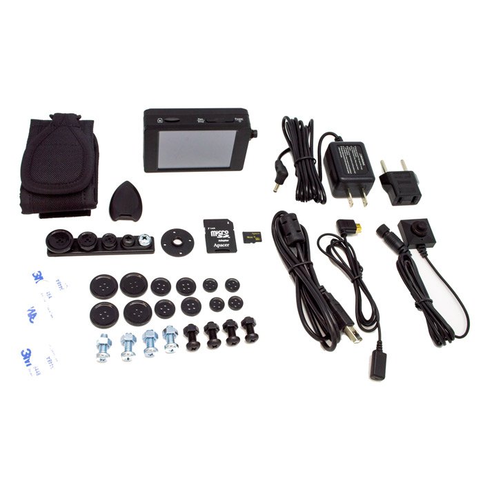 Pro DVR Button Camera Bundle