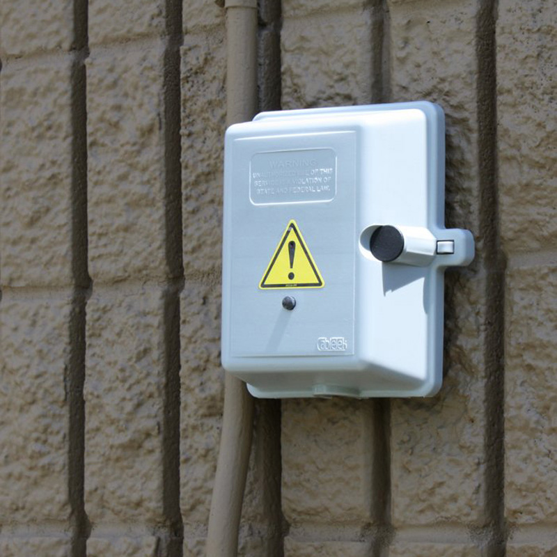 SGCB Cable Box Camera Mounted On A Building