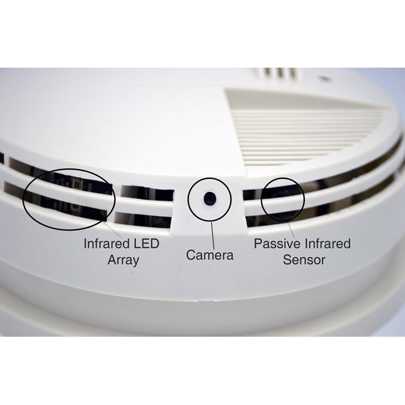 SGSDSV Smoke Detector Camera Side View Diagram