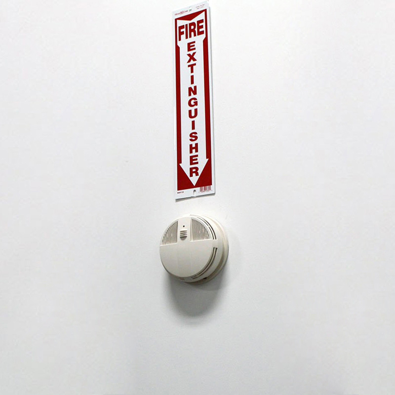 SGSDSVAC Smoke Detector Camera Mounted On A Wall